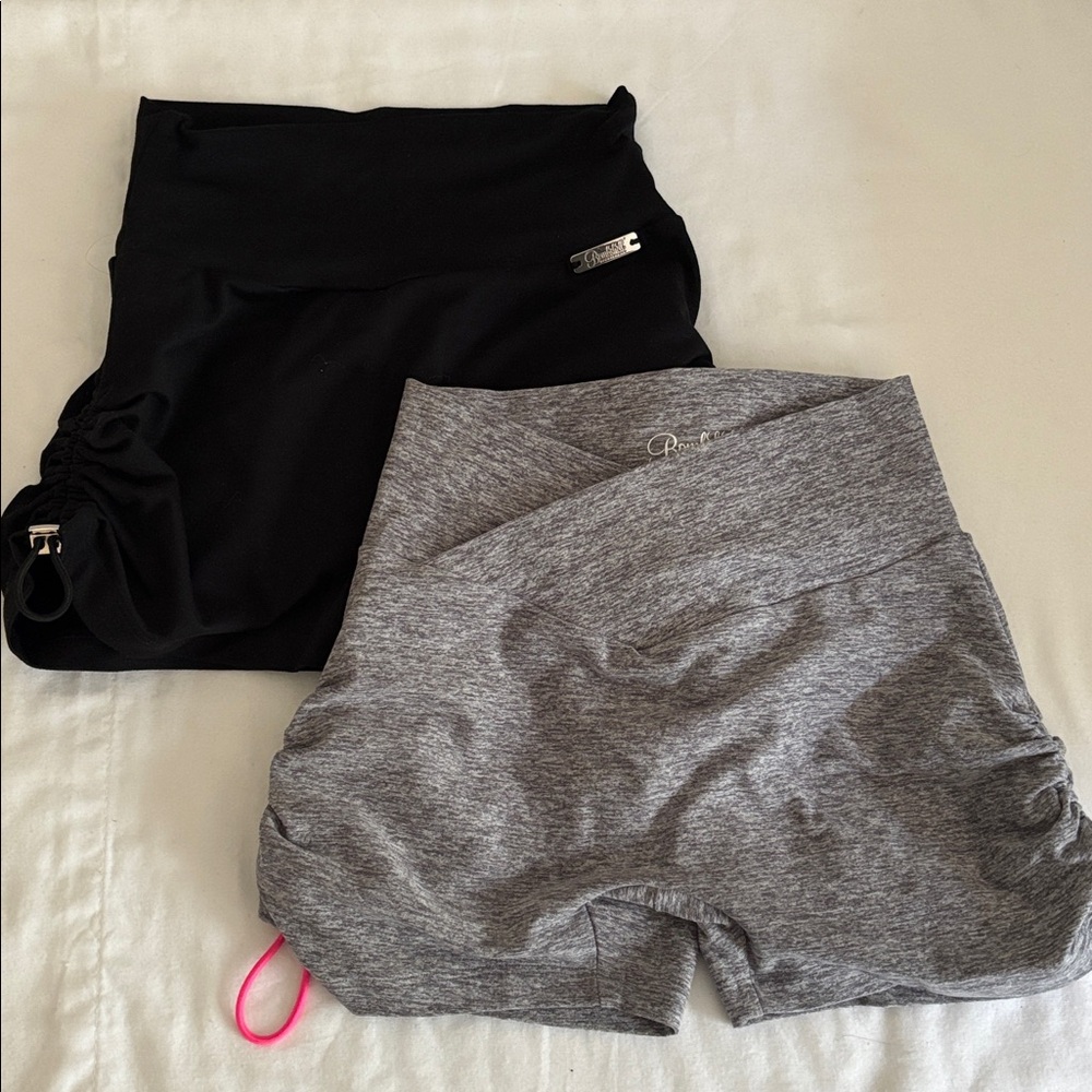 Bombshell 2pc Bundle Toggle Shorts, Gray & Black — get both!